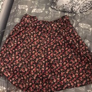 flower printed skirt